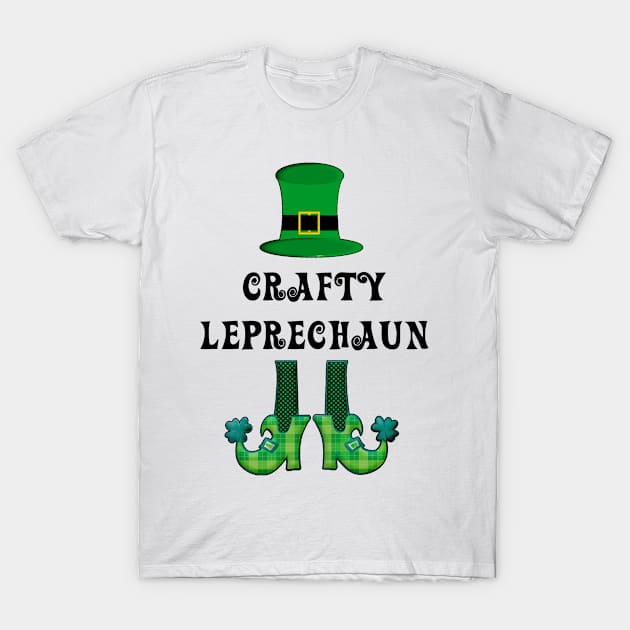 St Patrick's St Paddy's St Patty's Day Crafty Leprechaun T-Shirt by familycuteycom